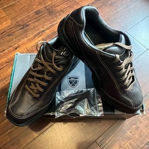 Brown and Black Men's Nike Sport Performance SP-5.5 LX Golf Shoes